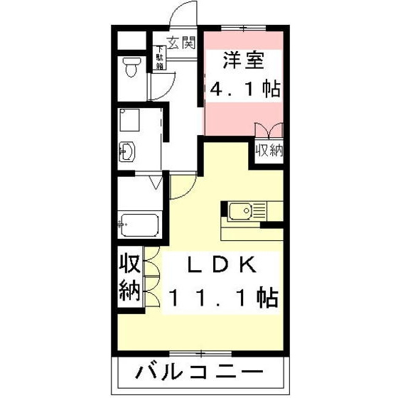 サニーヒルズ芥見の間取り