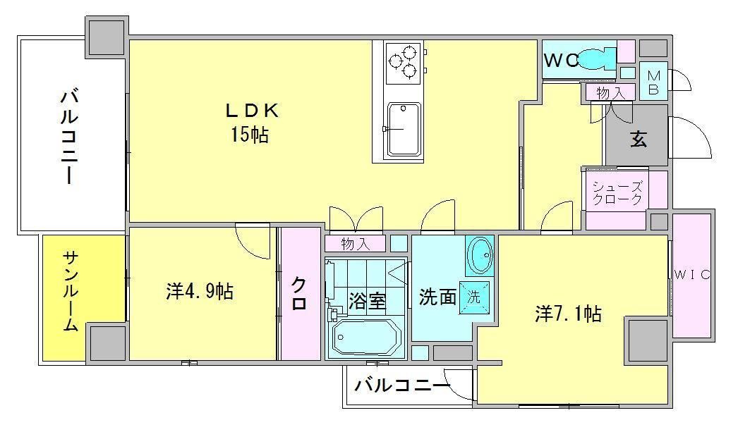 alivio76(アリビオ)の間取り|使いやすい間取りです。