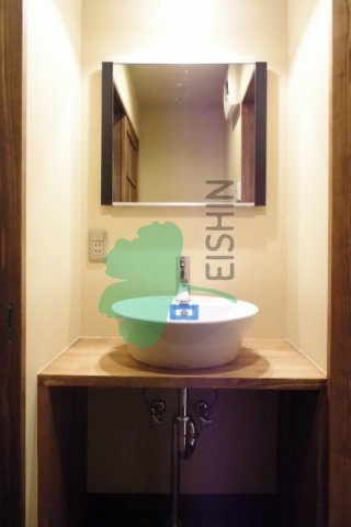 杢の長屋(もくの長屋)の洗面所|シンプルで使いやすい洗面台です！