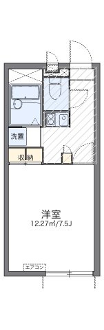 レオパレスレイフェアリーの間取り
