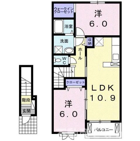 デリス　シャルマンの間取り