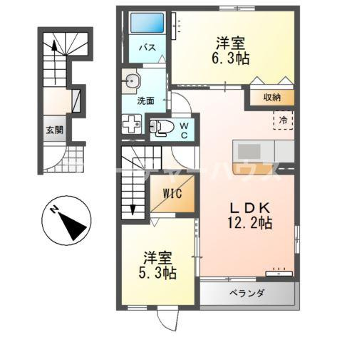 メルヴェーユの間取り