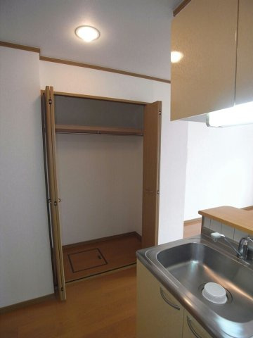 熊本市中央区坪井６丁目のアパートの収納|大きなものも収納できそうです