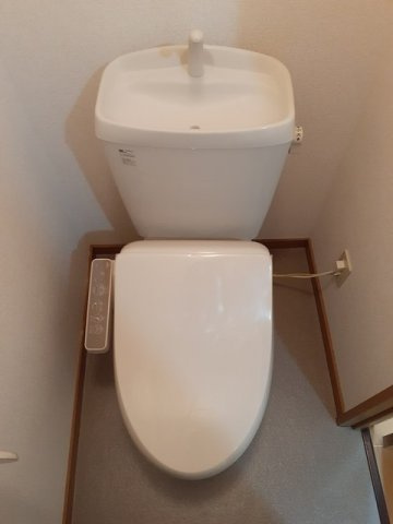 熊本市中央区坪井６丁目のアパートのトイレ|落ち着いたトイレです