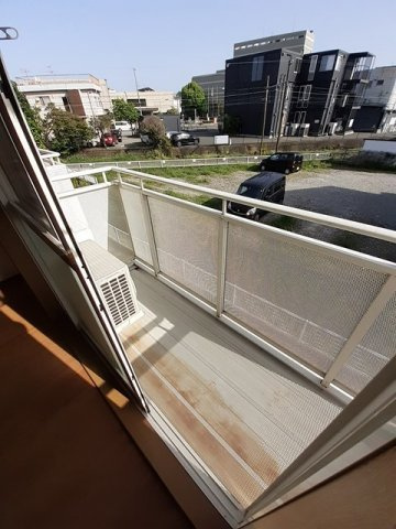 熊本市中央区坪井６丁目のアパートのバルコニー|バルコニーがあります