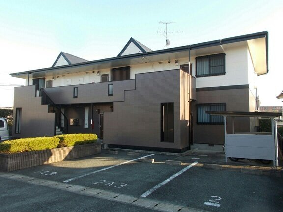 合志市須屋のアパートの外観|外観もきれいです