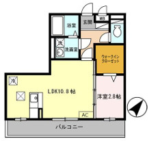 ラベニールの間取り