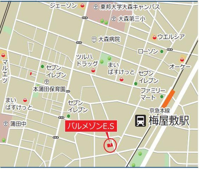 【地図】 | パルメゾンＥＳ
