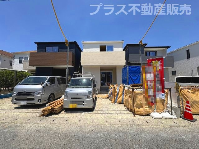 【外観】 | 福岡市南区警弥郷1丁目第4　2号棟（全3棟）【仲介手数料無料・0円】 | 完成イメージの外観パースです。