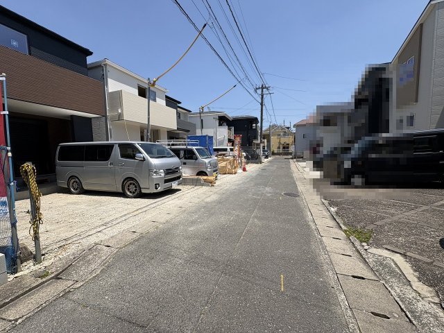 【その他】 | 福岡市南区警弥郷1丁目第4　3号棟（全3棟）【仲介手数料無料・0円】 | 現地写真。前面道路です。