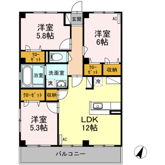 【間取り】 | グレイスフルT