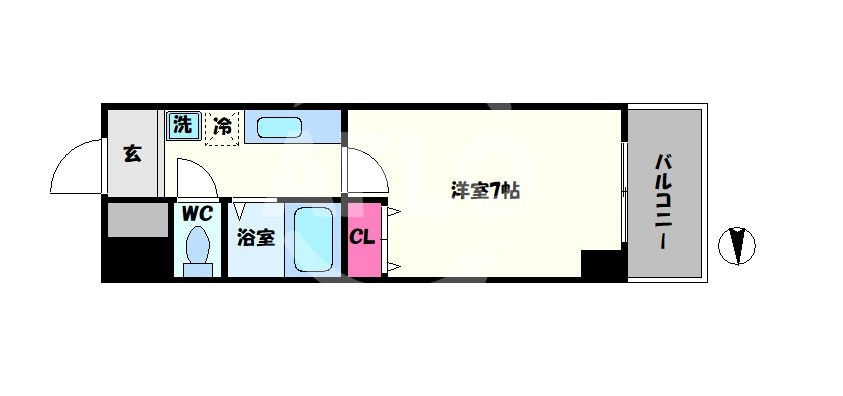 グランディール阪南町Ⅱ番館の間取り|グランディール阪南町II番館　間取り