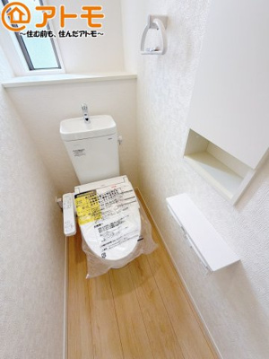 【トイレ】 | 藤枝市岡部町内谷第3　新築戸建　全1棟 | 毎日使うトイレだからこそ機能性を重視したいですよね！温水洗浄便座で快適な時間をお過ごしください♪