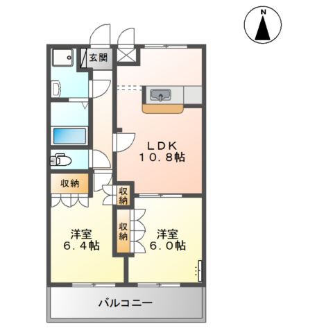 【間取り】 | カーサ・オランジュ