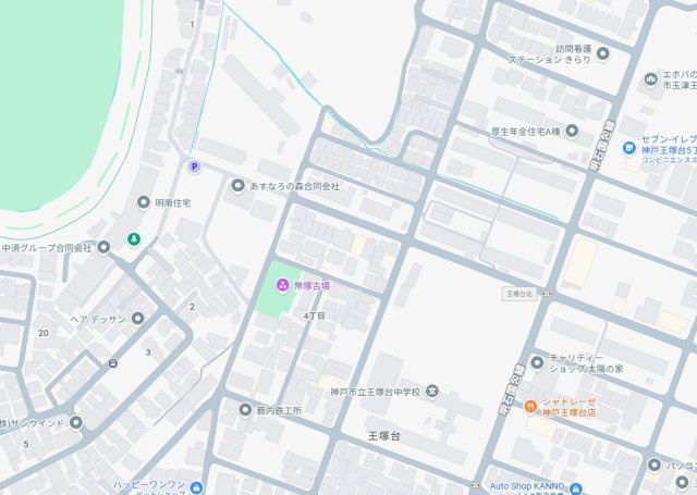 神戸市西区王塚台　第10期　新築一戸建ての地図