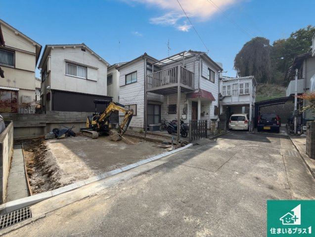 神戸市西区王塚台　第10期　新築一戸建ての前面道路含む現地写真|周辺は落ち着いた街並みの住宅地！子育てがしやすい住環境です！まだ未完成ですが、現地でしかわからない事もございます。是非一度ご覧ください。