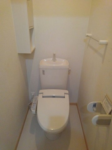 合志市豊岡のアパートのトイレ|トイレです