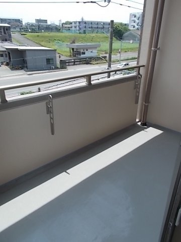 熊本市北区武蔵ケ丘９丁目の賃貸マンションのバルコニー|バルコニーがあります