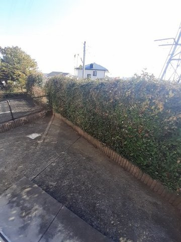 合志市須屋のアパートの庭|お庭の付いた物件です