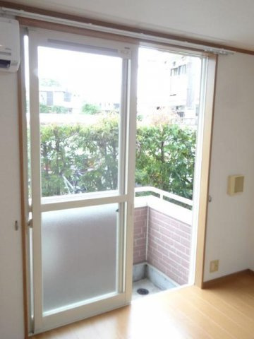 熊本市中央区坪井６丁目のアパートのバルコニー|バルコニーがあります