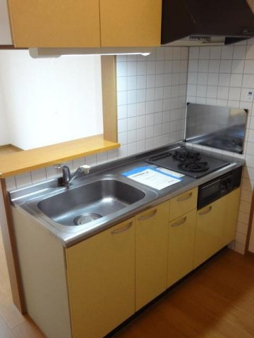 熊本市中央区坪井６丁目のアパートのキッチン|キッチンでお料理をお楽しみください
