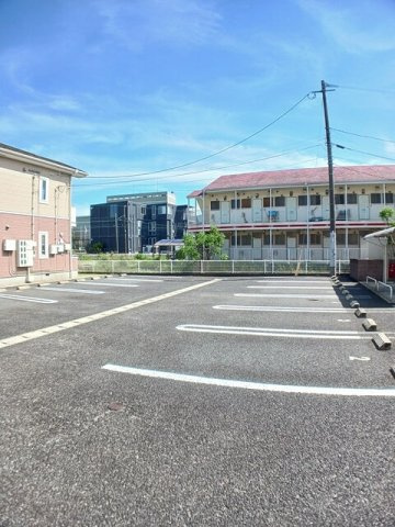 熊本市中央区坪井６丁目のアパートの駐車場|駐車場です