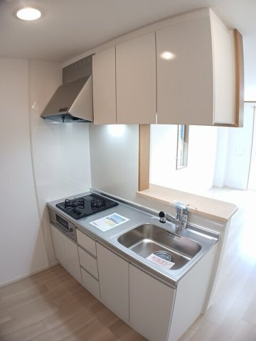 熊本市中央区坪井６丁目のアパートのキッチン|きれいなキッチンです