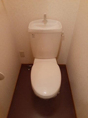 熊本市中央区坪井６丁目のアパートのトイレ|ゆったりとした空間のトイレです