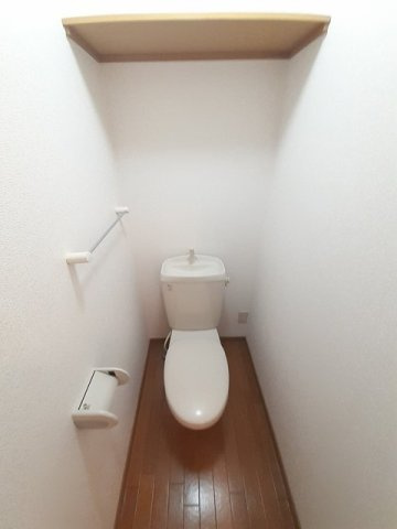 熊本市中央区坪井６丁目のアパートのトイレ|落ち着いたトイレです