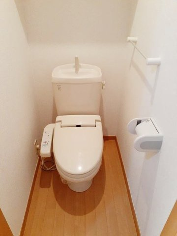 熊本市東区小山３丁目のアパートのトイレ|トイレです
