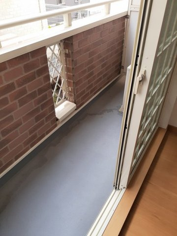 熊本市東区小山３丁目のアパートのバルコニー|陽当たり良好なバルコニーです