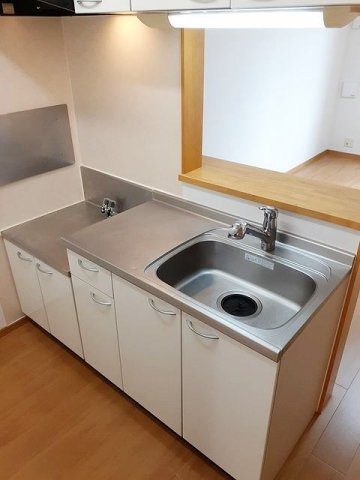 熊本市東区小山３丁目のアパートのキッチン|きれいなキッチンです