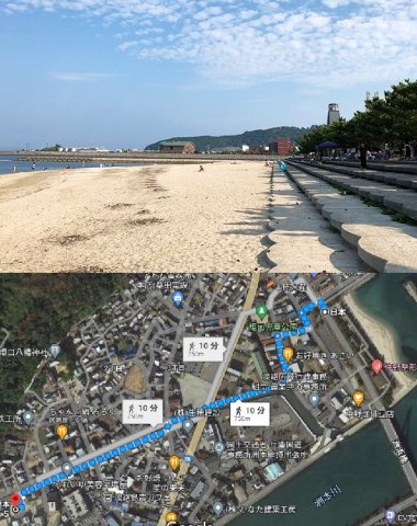 洲本市塩屋　南向き　建築条件なしの周辺