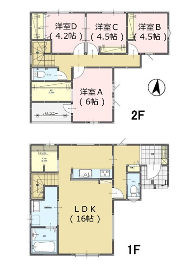 【間取り】 | 福岡市南区寺塚1丁目2期　3号棟（全3棟）【仲介手数料無料・0円】 | 平日、土日祝日もお好きな日時にご見学可能です。お気軽にお問合せ下さい。