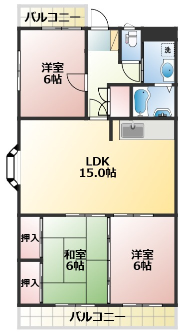 パールハイムの間取り