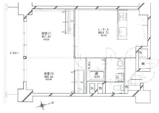 【間取り】 | 南砂キャピタルコータース