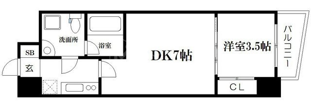APRILE南森町の間取り