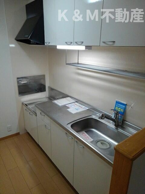 カーサ・大井Ｂのキッチン|キッチンでお料理をお楽しみください
