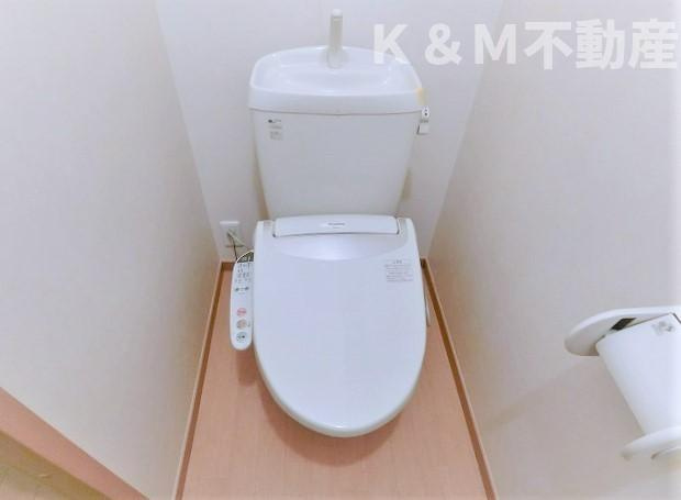 サンフローラ・エフのトイレ|清潔感のあるトイレです