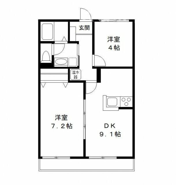 サンフローラ・エフの間取り| 