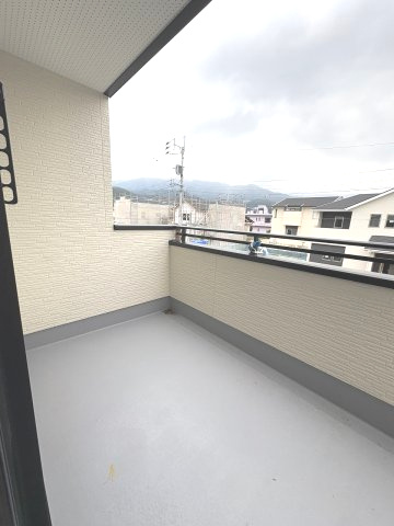 【バルコニー】 | 糟屋郡粕屋町花ヶ浦2丁目4期　1号棟（全1棟）【仲介手数料無料・0円】 | 施工例。施工例は完成時と異なる場合があります。