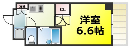 【間取り】 | ドミール桜川II 仲介手数料無料