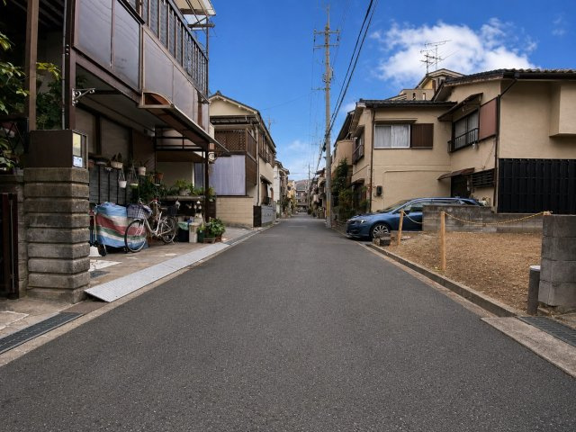 淀の原町Ⅱの前面道路含む現地写真|ご案内方法【ご自宅へお迎え】・【最寄駅等でのお待ち合わせ】・【弊社へのご来社】など、ご相談くださいませ！