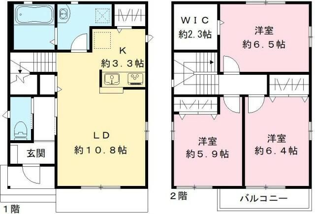 ネクスト今岡C　　刈谷市の賃貸ならクラスホーム刈谷店の間取り