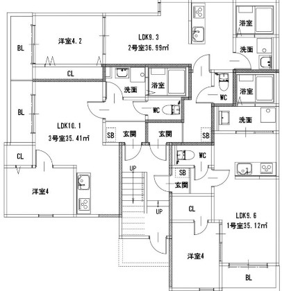 【間取り】 | クリーク下山門Ⅰ　★プライスホームなら仲介手数料が割引価格です！★