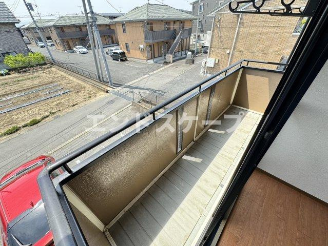 パミドール　Ａのバルコニー|高崎、前橋、伊勢崎エリアのお部屋探しはエンドスケープまで！お客様の理想お聞かせ下さい♪