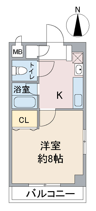 レージュ　ウエストの間取り
