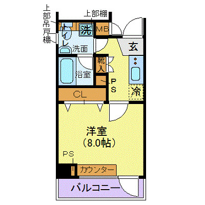 メインステージ錦糸町アヴァンセの間取り