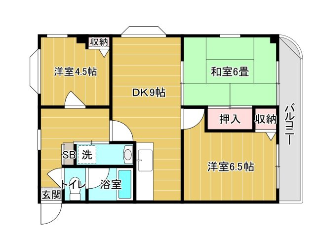 第2ルミネ東綾瀬の間取り