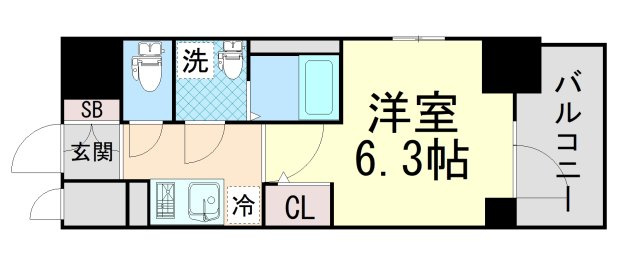 エスリード神戸レジデンスの間取り